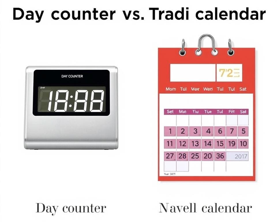 Tageszähler oder Kalender: Was eignet sich besser?