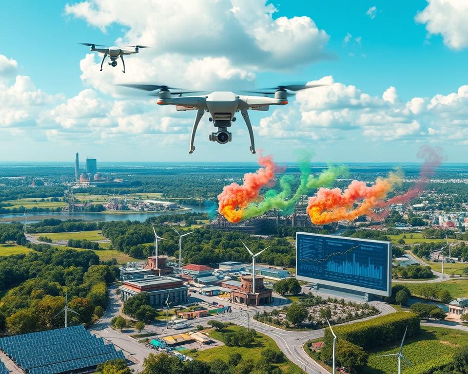 Überwachung von Umweltverschmutzung durch innovative Technologien und Datenanalyse
