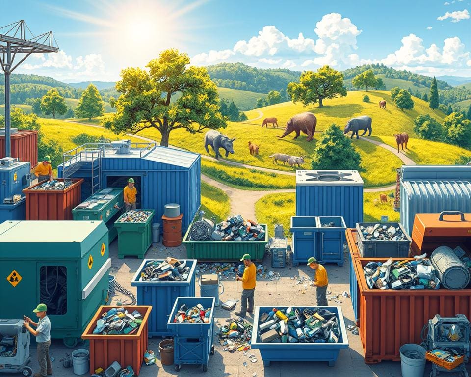 Umweltauswirkungen Recycling