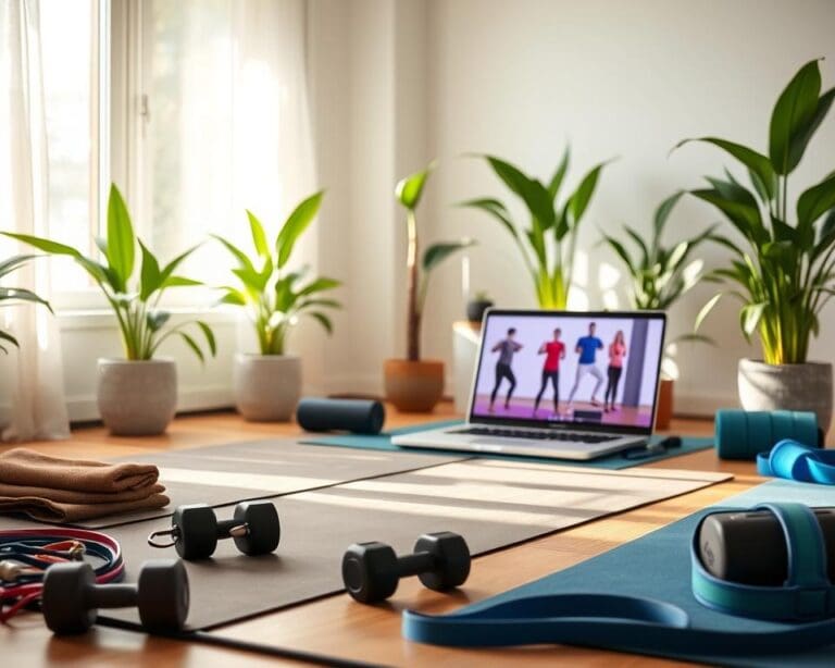 Virtuelle Fitnesskurse: Yoga, HIIT und mehr für zu Hause