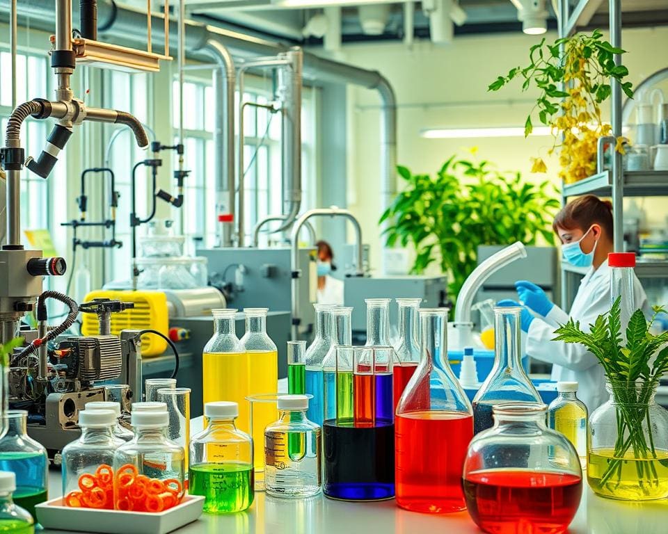 Welche Rolle spielt Chemietechnologie in der Bioplastikherstellung?