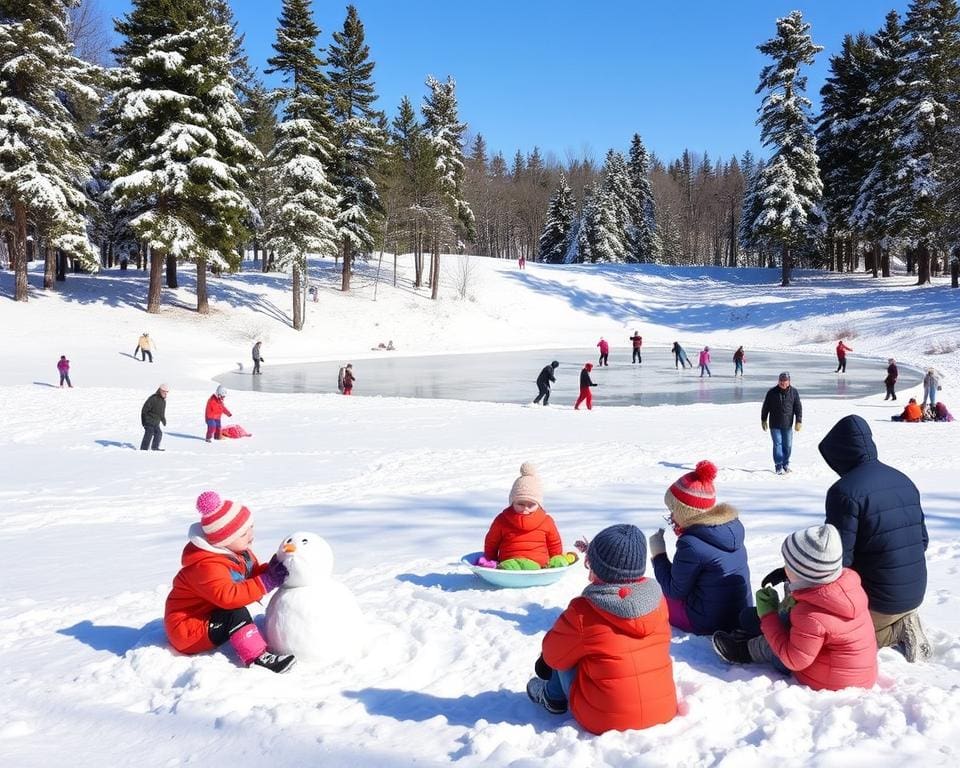 Winteraktivitäten im Freien