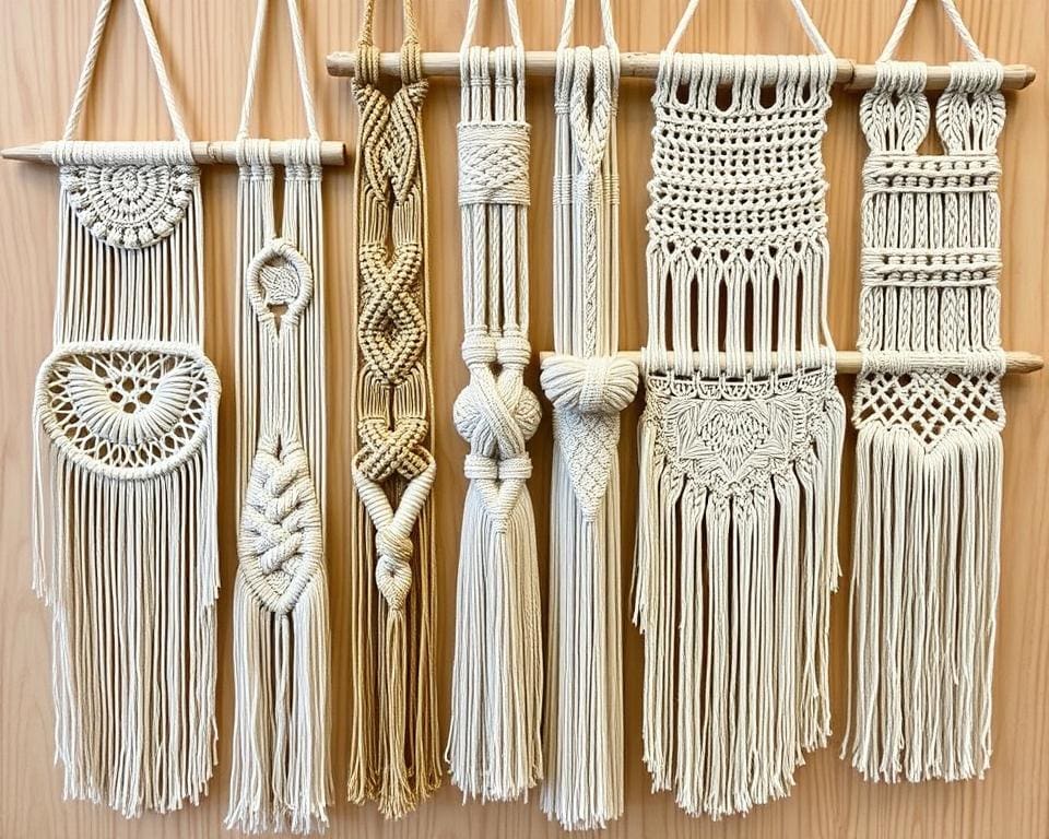 die besten Techniken für Makramee-Kunst