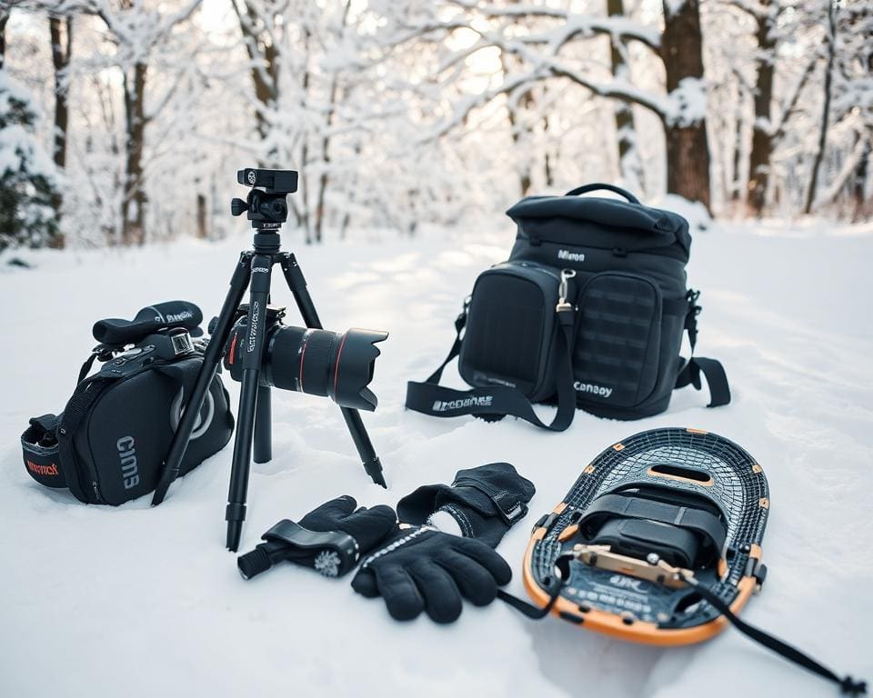 Ausrüstung für die Schnee Fotografie