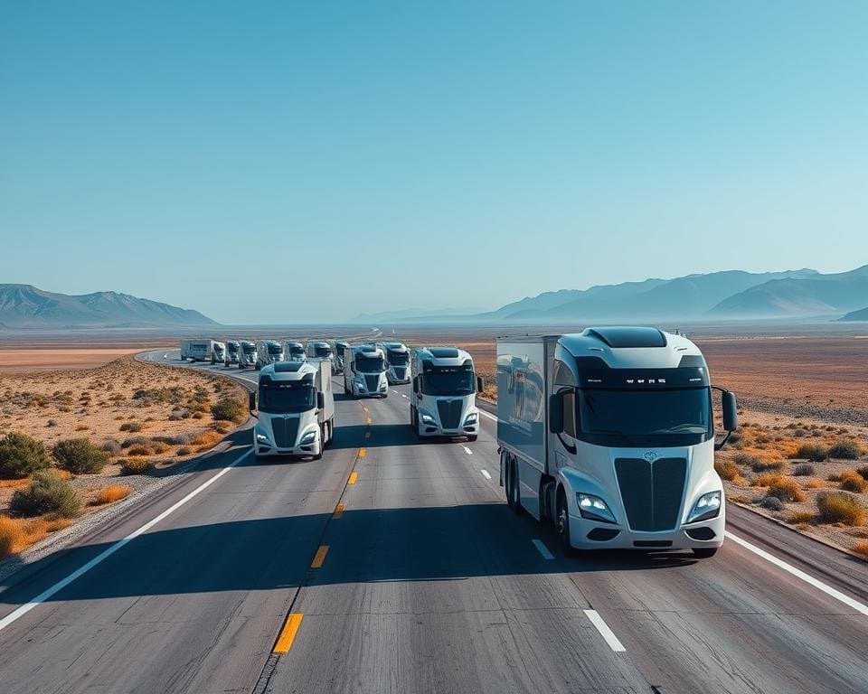 Autonome Lkw-Flotten für den internationalen Güterverkehr