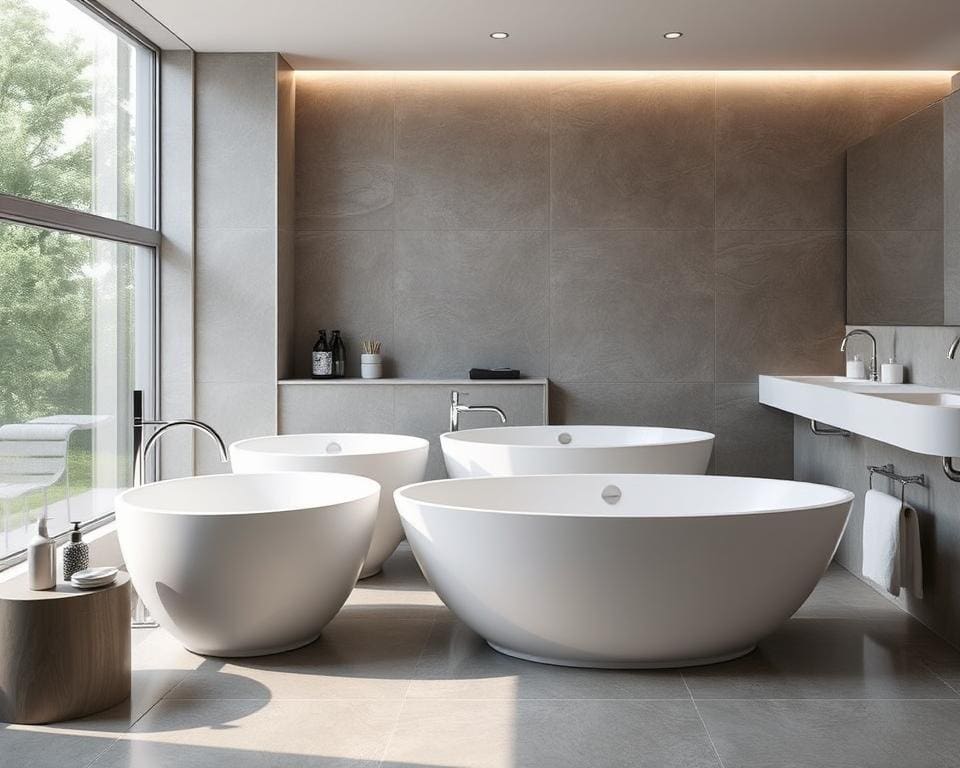 Badewannen aus Acryl für moderne Badezimmer