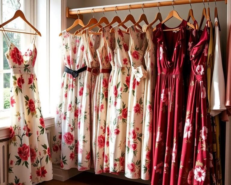 Blumenkleider: Wie man sie stilvoll kombiniert