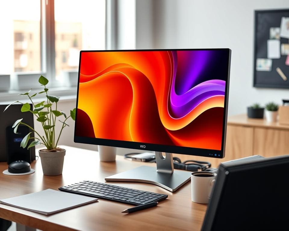 Büro Computer mit Touchscreen