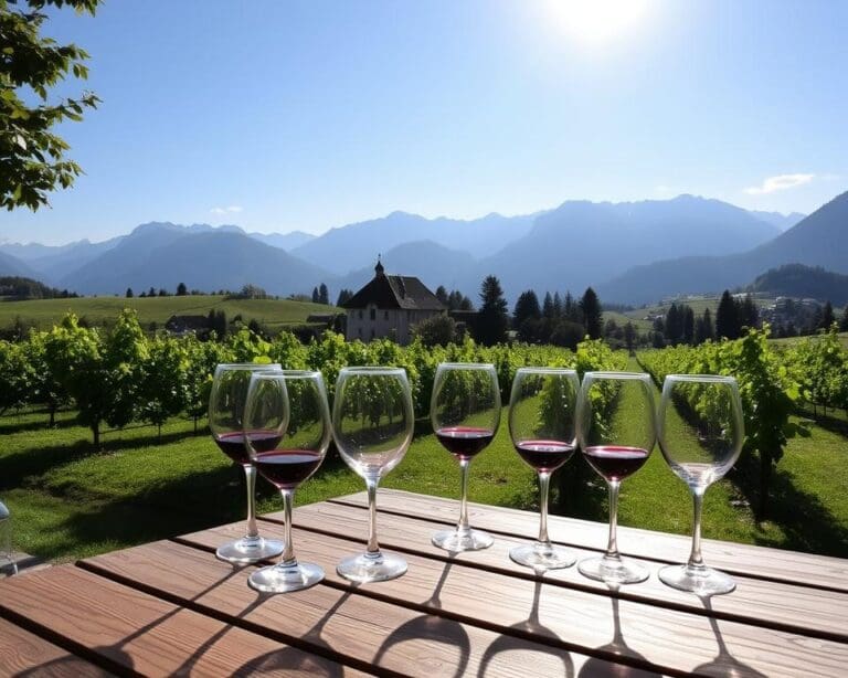 Crans-Montana: Weinverkostungen mit Bergblick