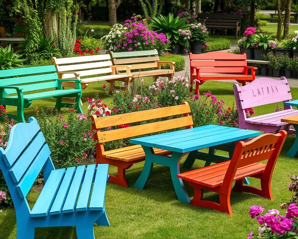 Designvielfalt der Gartenmöbel