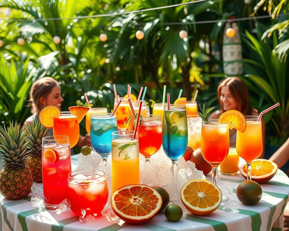 Die besten Drinks für Sommerpartys mit Freunden