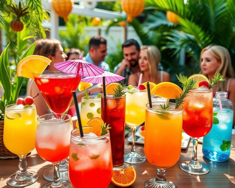 Die besten Drinks für Sommerpartys mit Freunden