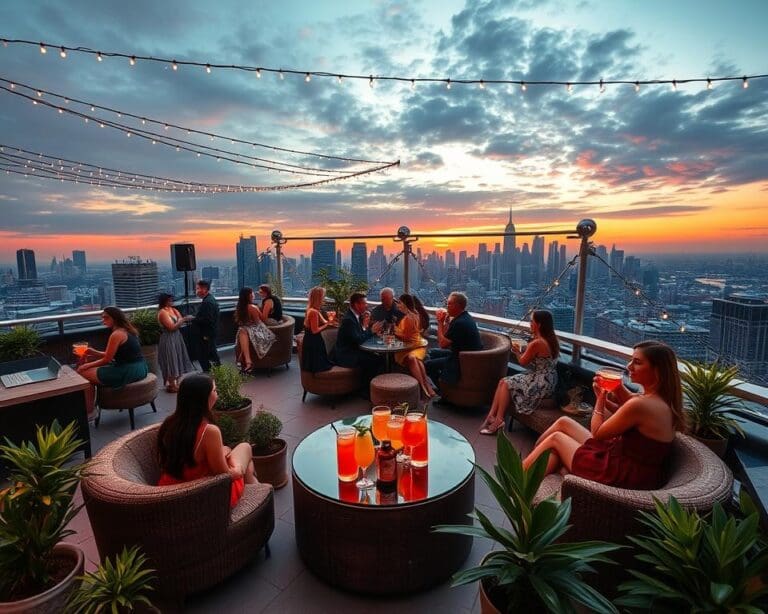 Die schönsten Rooftop-Bars für Drinks mit Aussicht