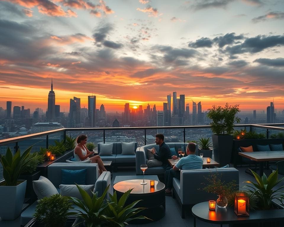 Die schönsten Rooftop-Bars für romantische Dates