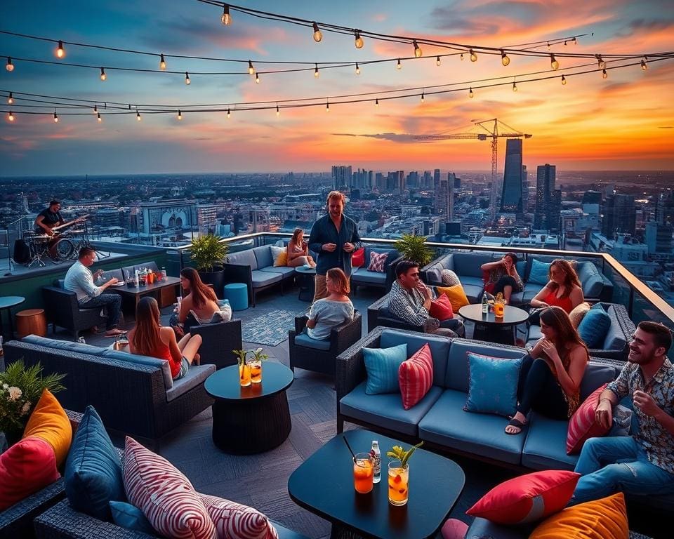 Die schönsten Rooftop-Spots für Drinks und Musik