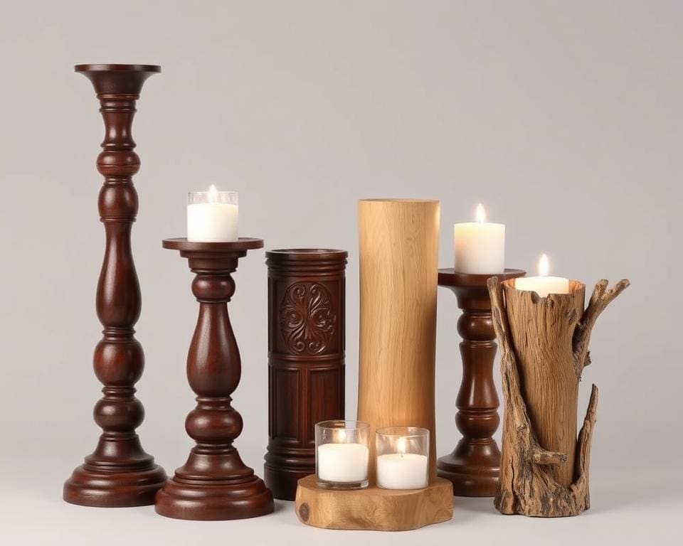 Die verschiedenen Arten von Holz Kerzenständern