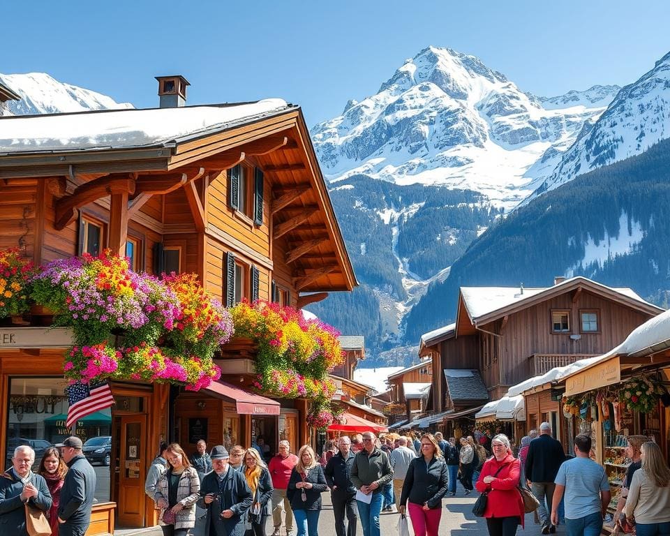 Einkaufserlebnis in der Alpenkulisse