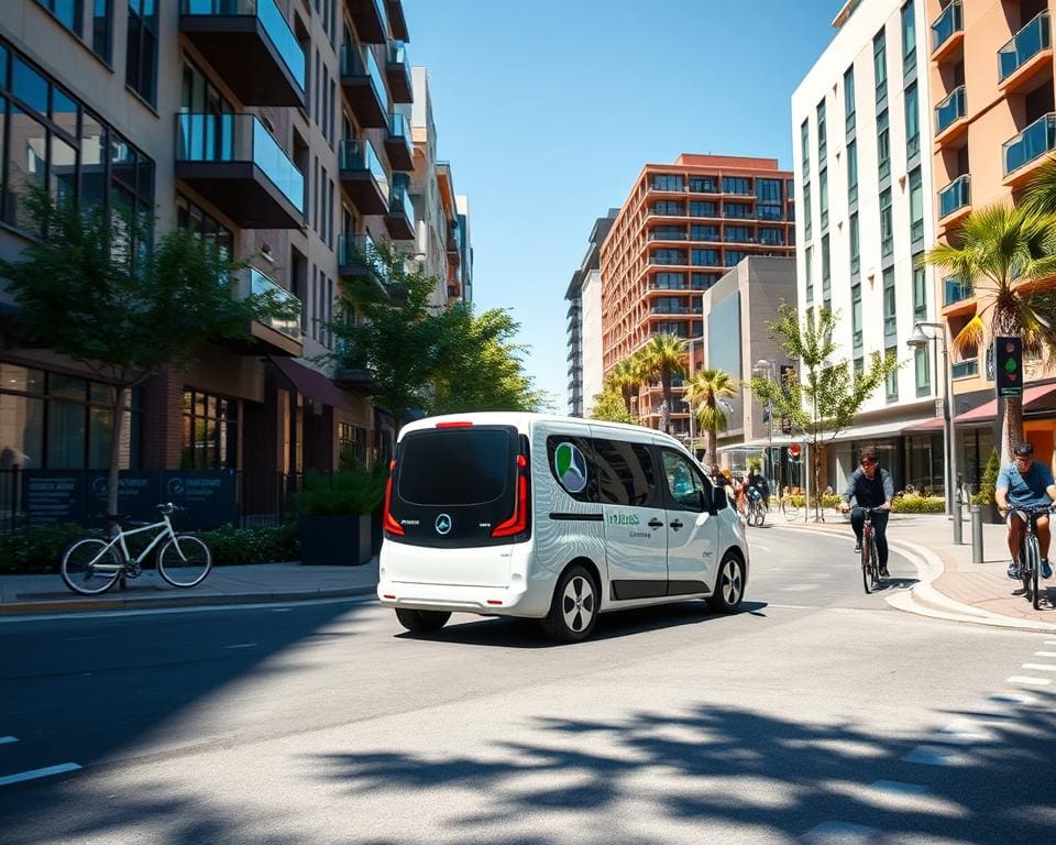 Elektrische Kleintransporter für die urbane Logistik