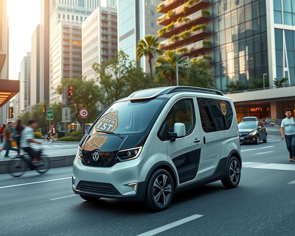 Elektrische Kleintransporter für die urbane Logistik