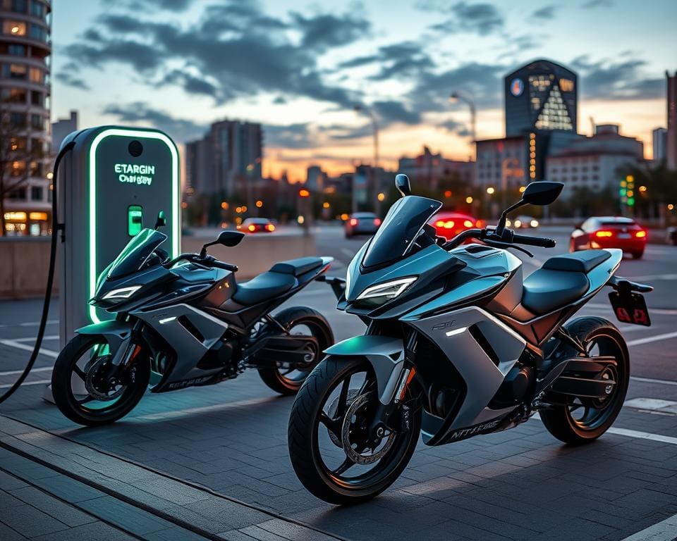 Elektrische Motorräder mit Schnellladetechnologie