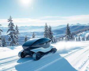 Elektrische Schneeraupen für den Wintertourismus