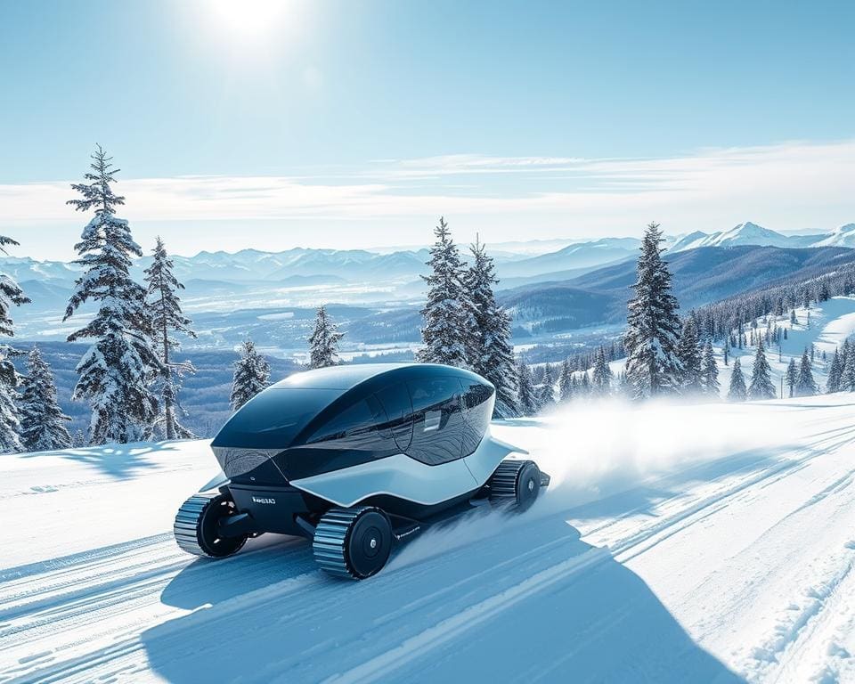 Elektrische Schneeraupen für den Wintertourismus