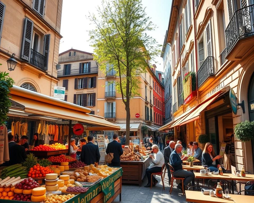 Essen in den Essensvierteln von Lyon