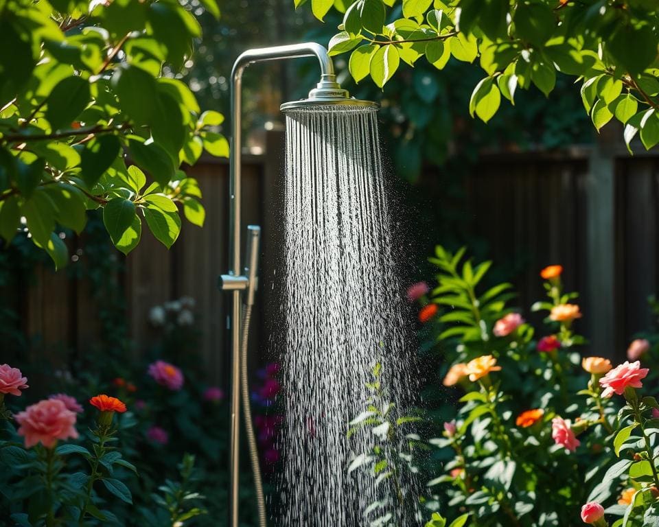 Gartenduschen für heiße Sommertage