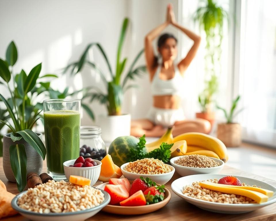 Gesunde Ernährung und Bewegung am Morgen