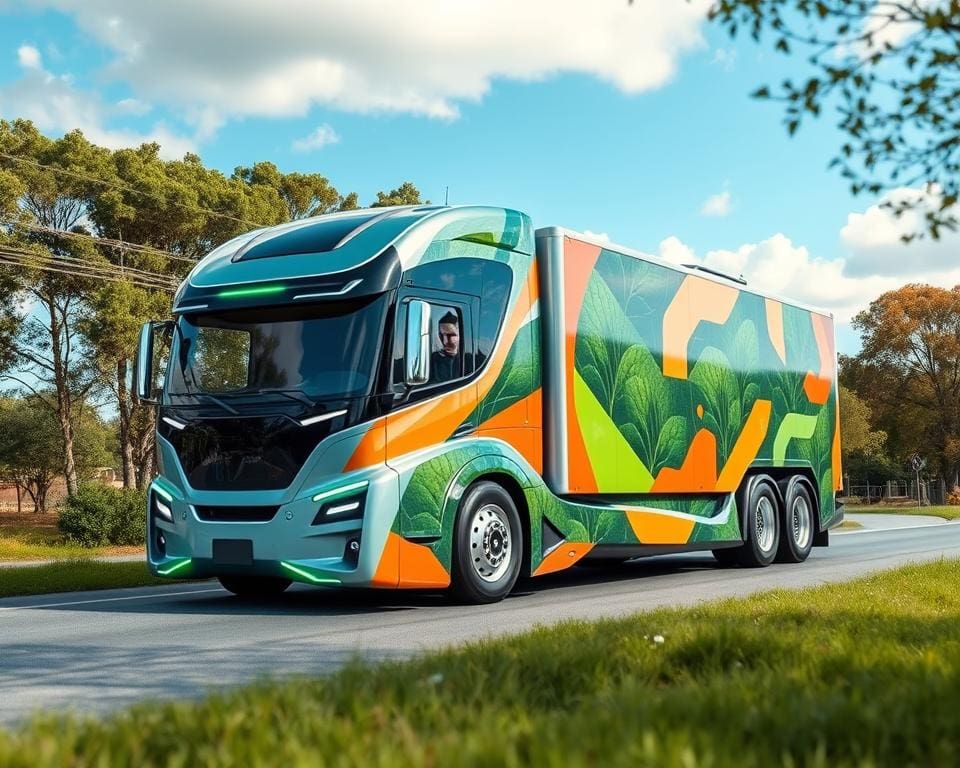 Hybrid-Lkw für nachhaltigen Gütertransport