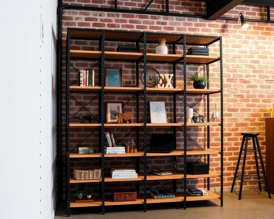 Industrial Loft Regale im urbanen Stil