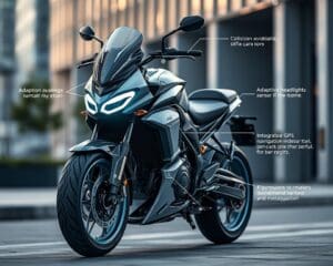 Intelligente Sicherheitsfunktionen für Motorräder
