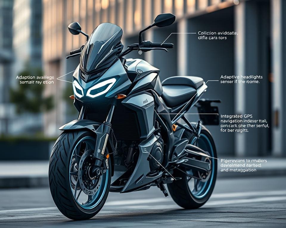 Intelligente Sicherheitsfunktionen für Motorräder