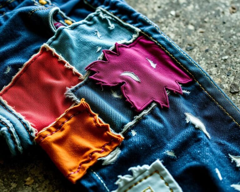 Jeans mit Patchwork: Der Trend für Individualisten