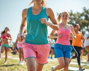 Leichte Sportkleidung für heiße Sommertage