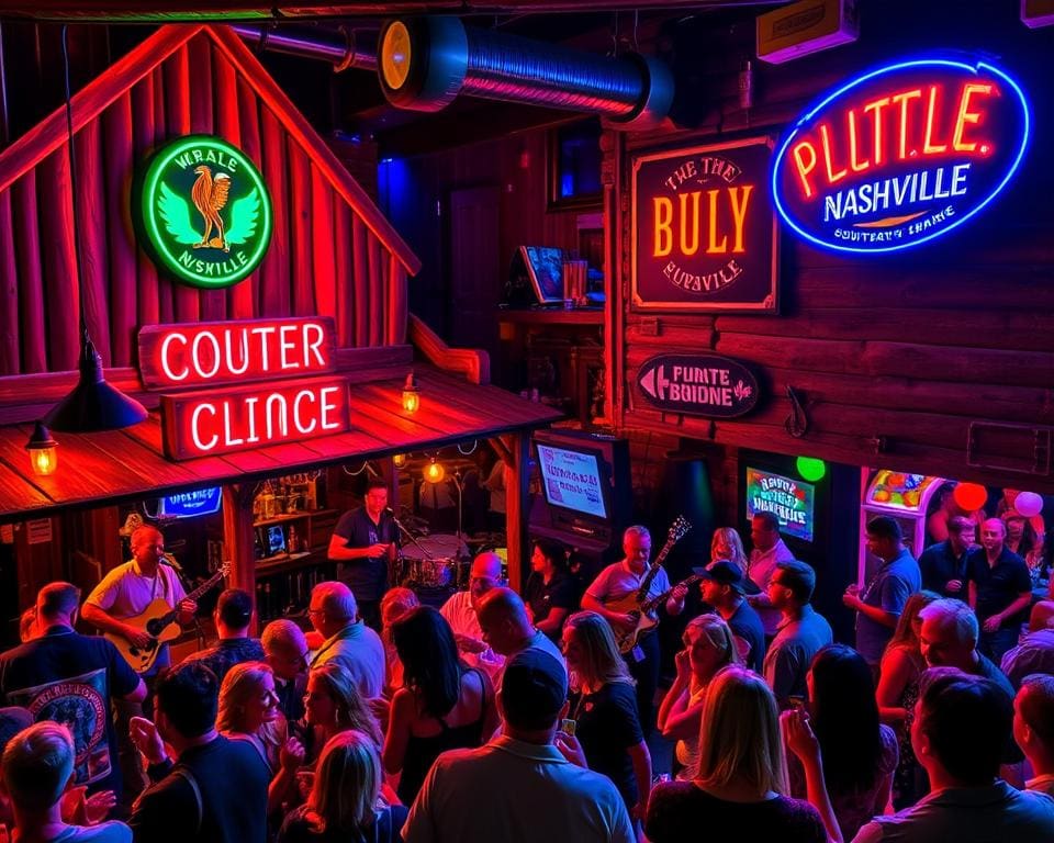 Nashville Barszene mit Live-Musik