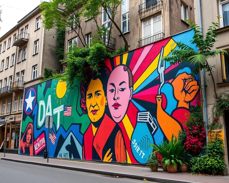 Nowa Huta Street-Art Mural-Projekte junge Künstler