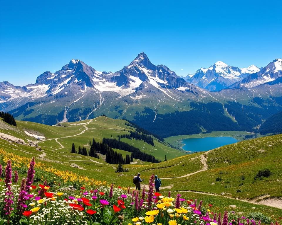 Outdoor-Aktivitäten in den Alpen