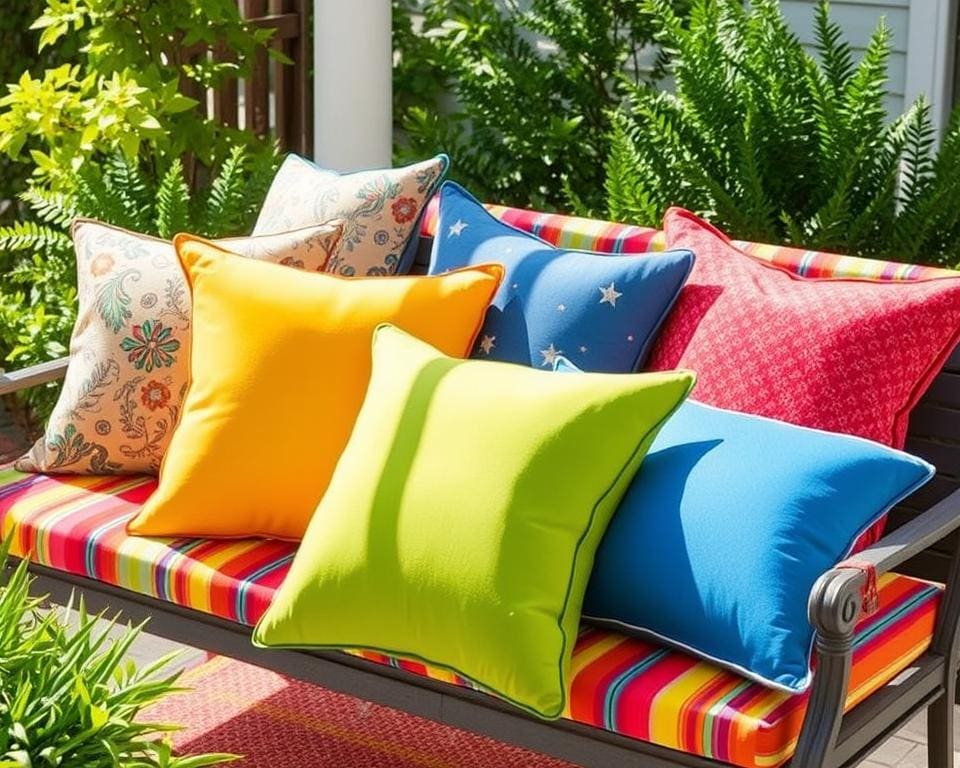 Outdoor-Kissen von Fermob: Wetterfest und bequem