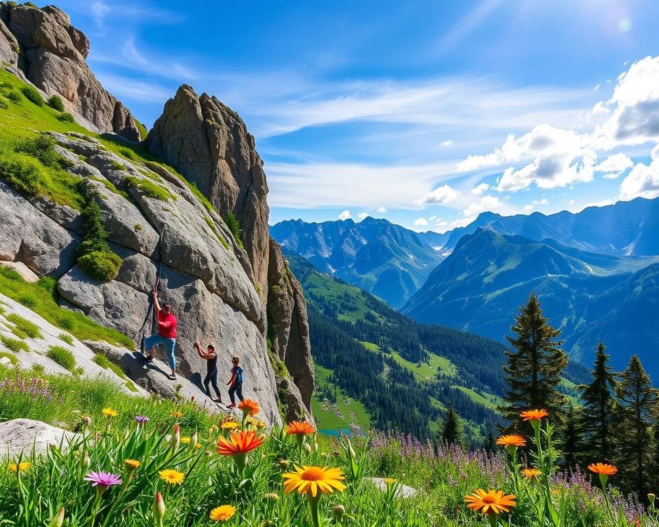 Outdoor Kletterkurse in der Natur