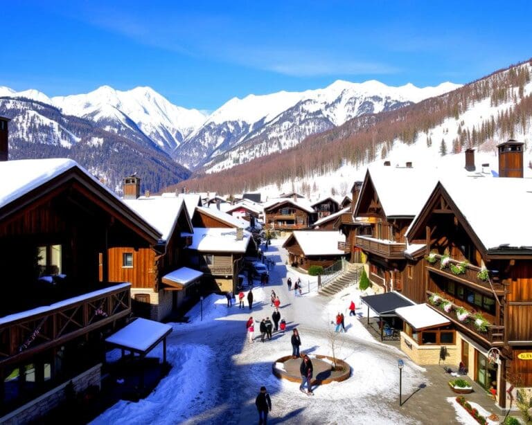 Praz-sur-Arly: Charmantes Skidorf in den französischen Alpen