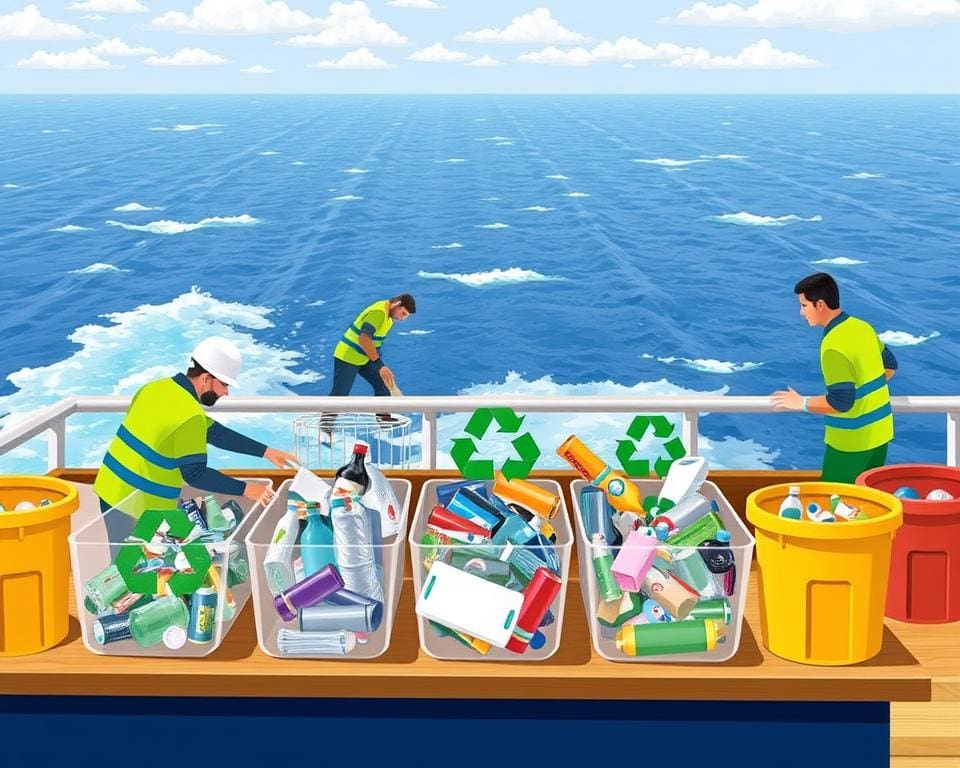 Recycling von Materialien in Kreuzfahrtschiffen