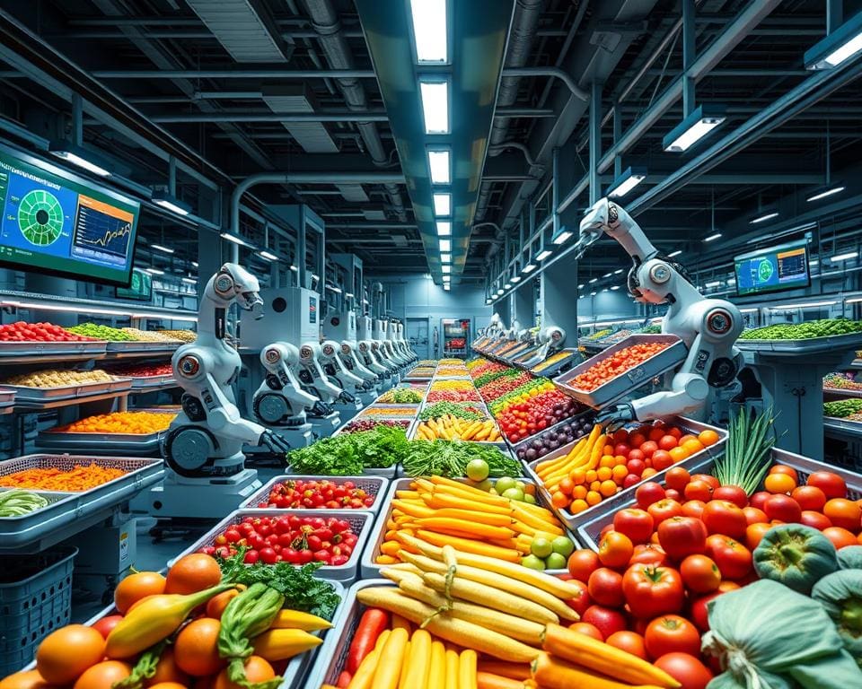 Rolle von KI in der modernen Lebensmittelproduktion