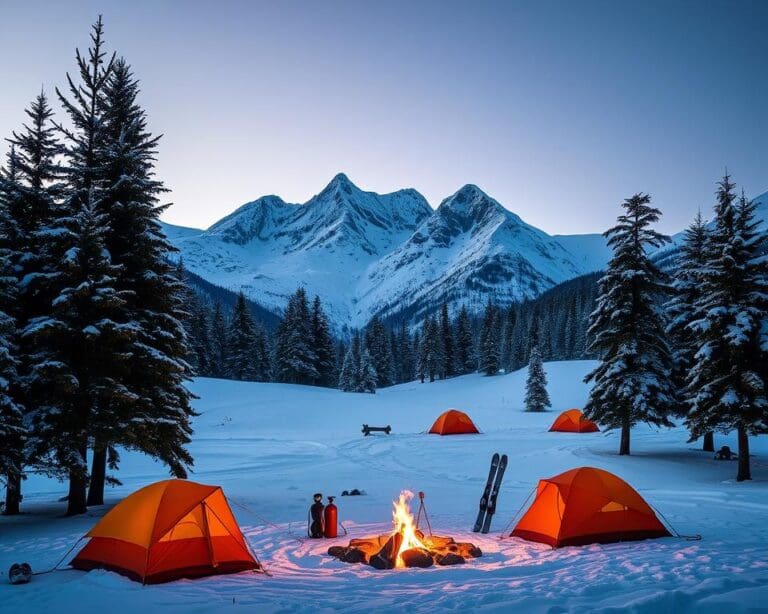 Saas-Fee: Wintercamping für Outdoor-Fans