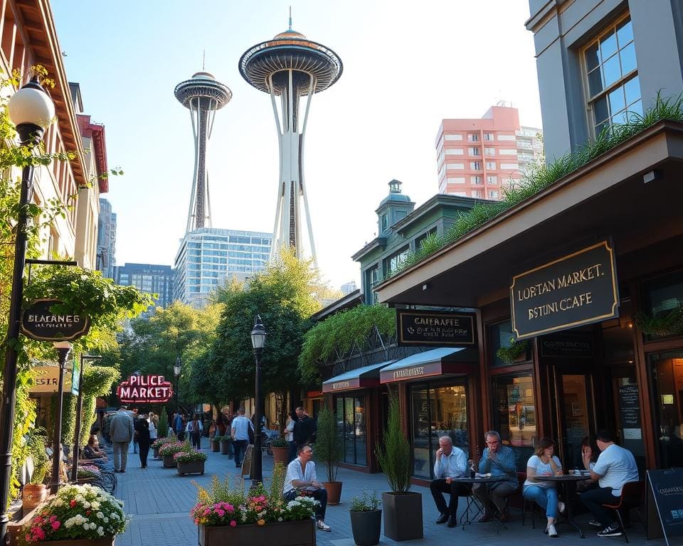 Sehenswürdigkeiten und Cafés in Seattle