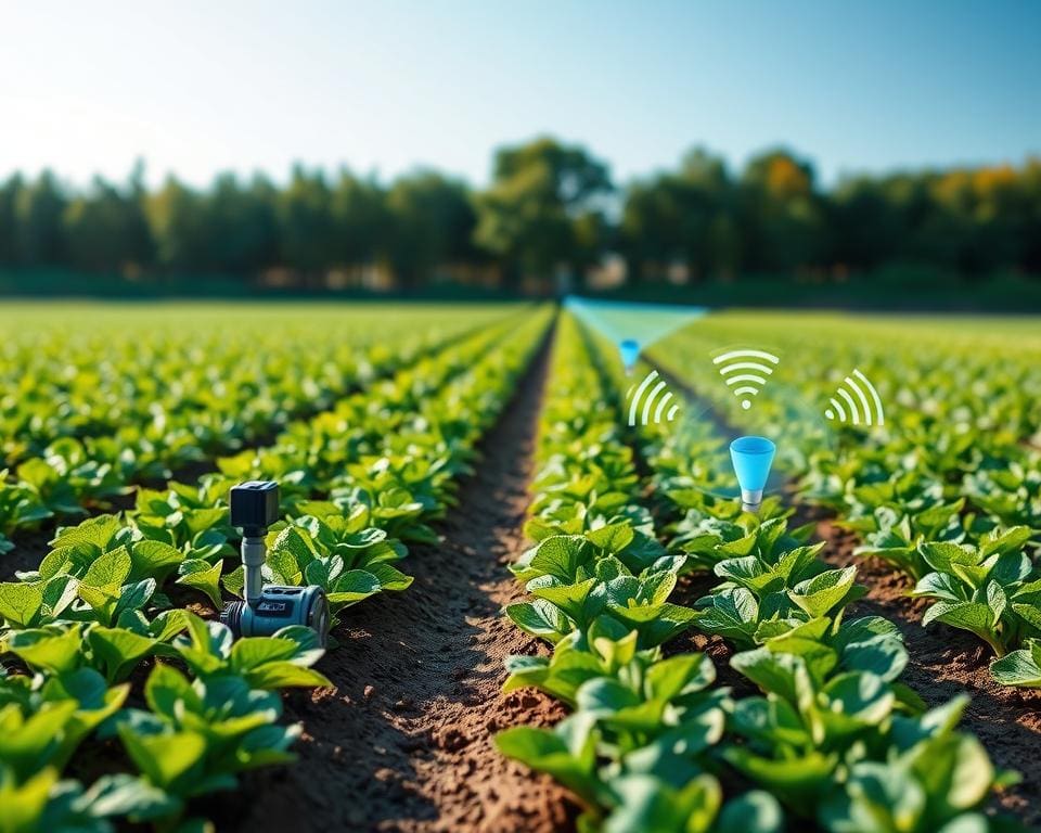 Sensor gesteuerte Bewässerung