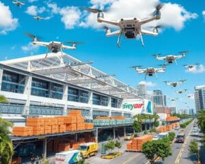 Sind Drohnen bald Teil des Logistiksystems?