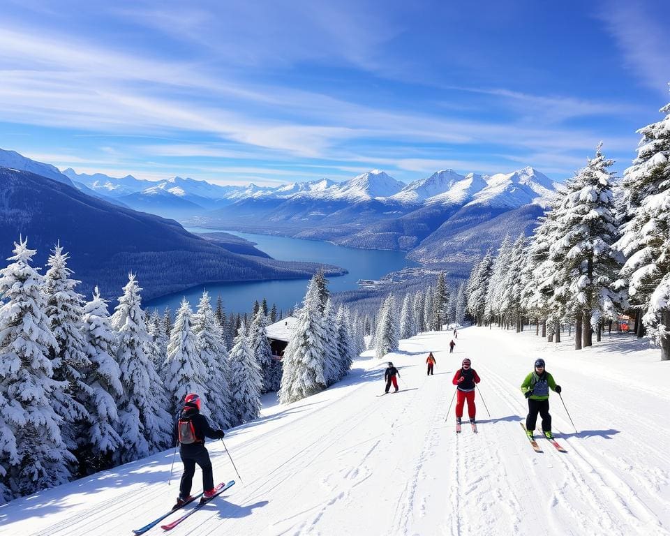 Skifahren in Brunnen
