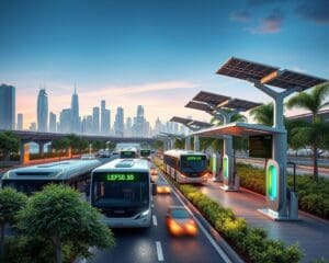Smarte Ladestationen für städtische Elektrobusse