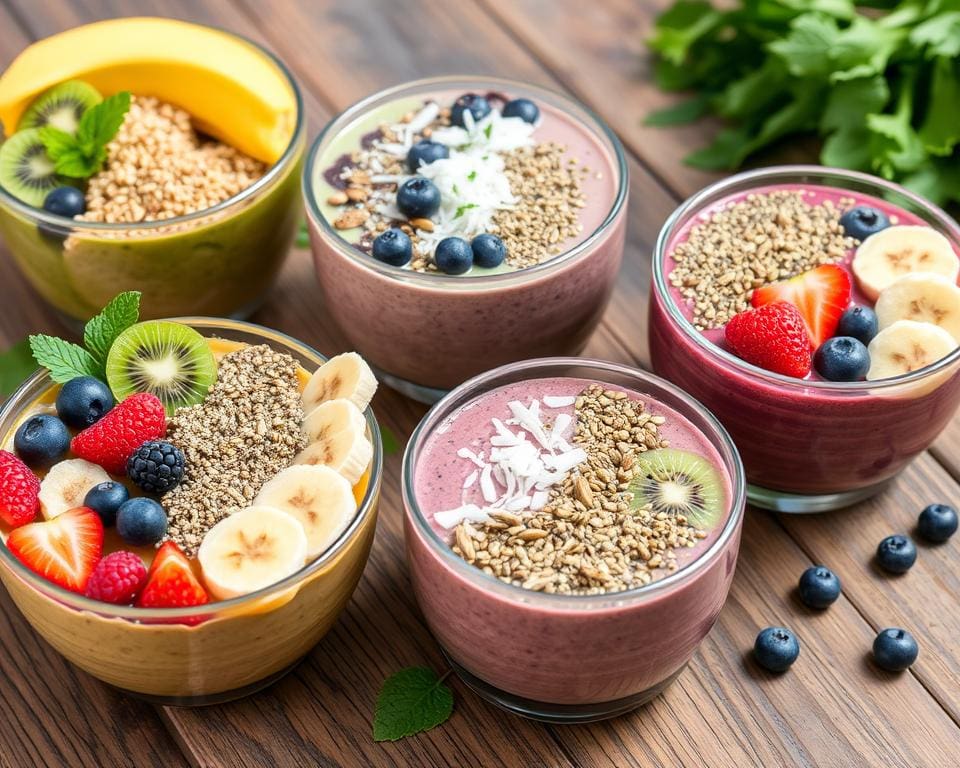 Smoothie-Bowls mit Superfood-Zutaten